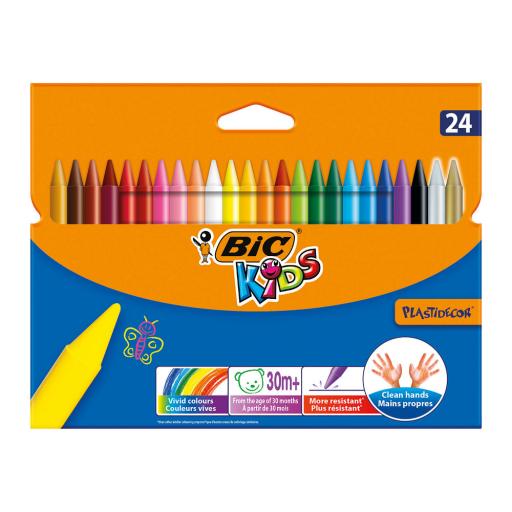 Bic® Plastidecor Crayons - Pack of 24