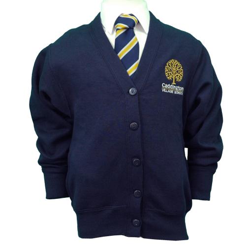 Caddington Village Sweatshirt Cardigan | Affordable Schoolwear